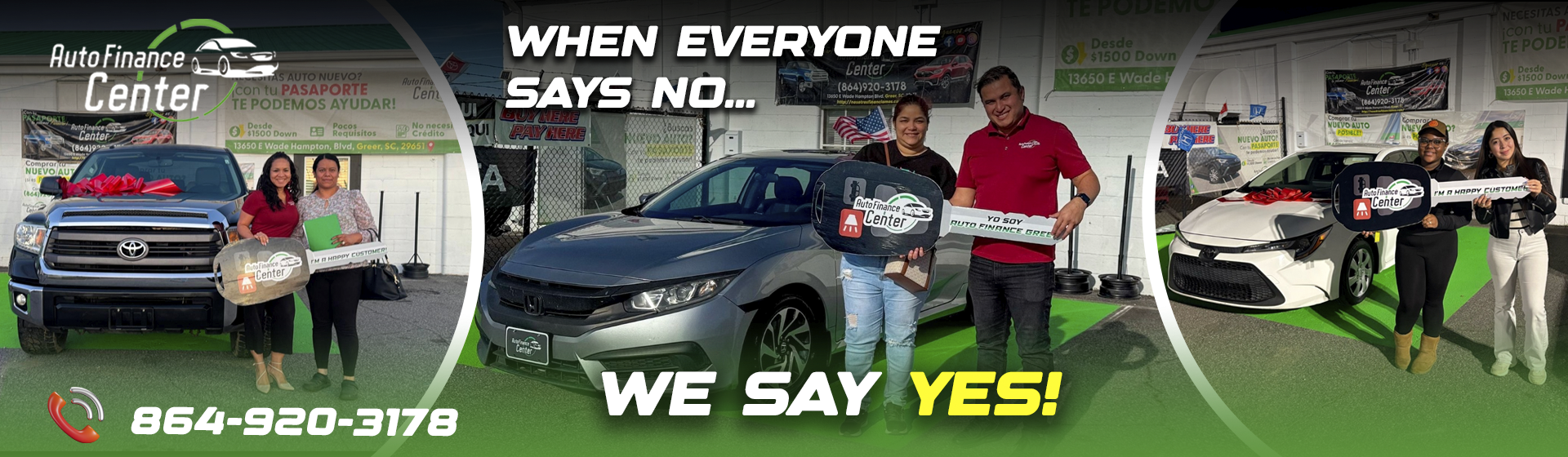  When everyone says no we say yes